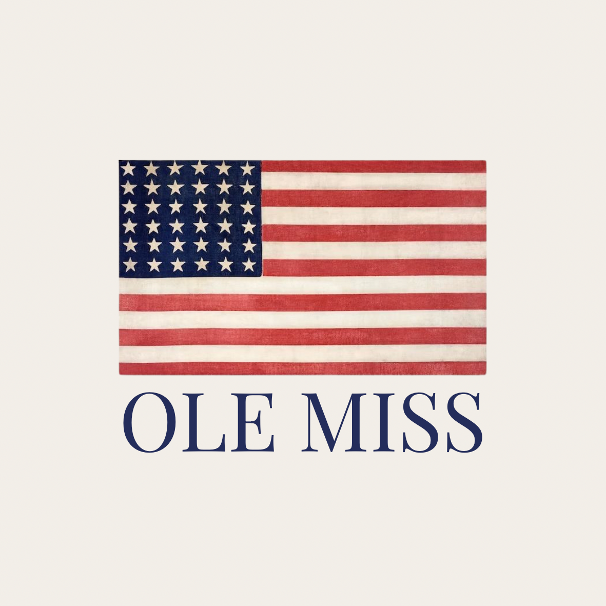 American Flag Button