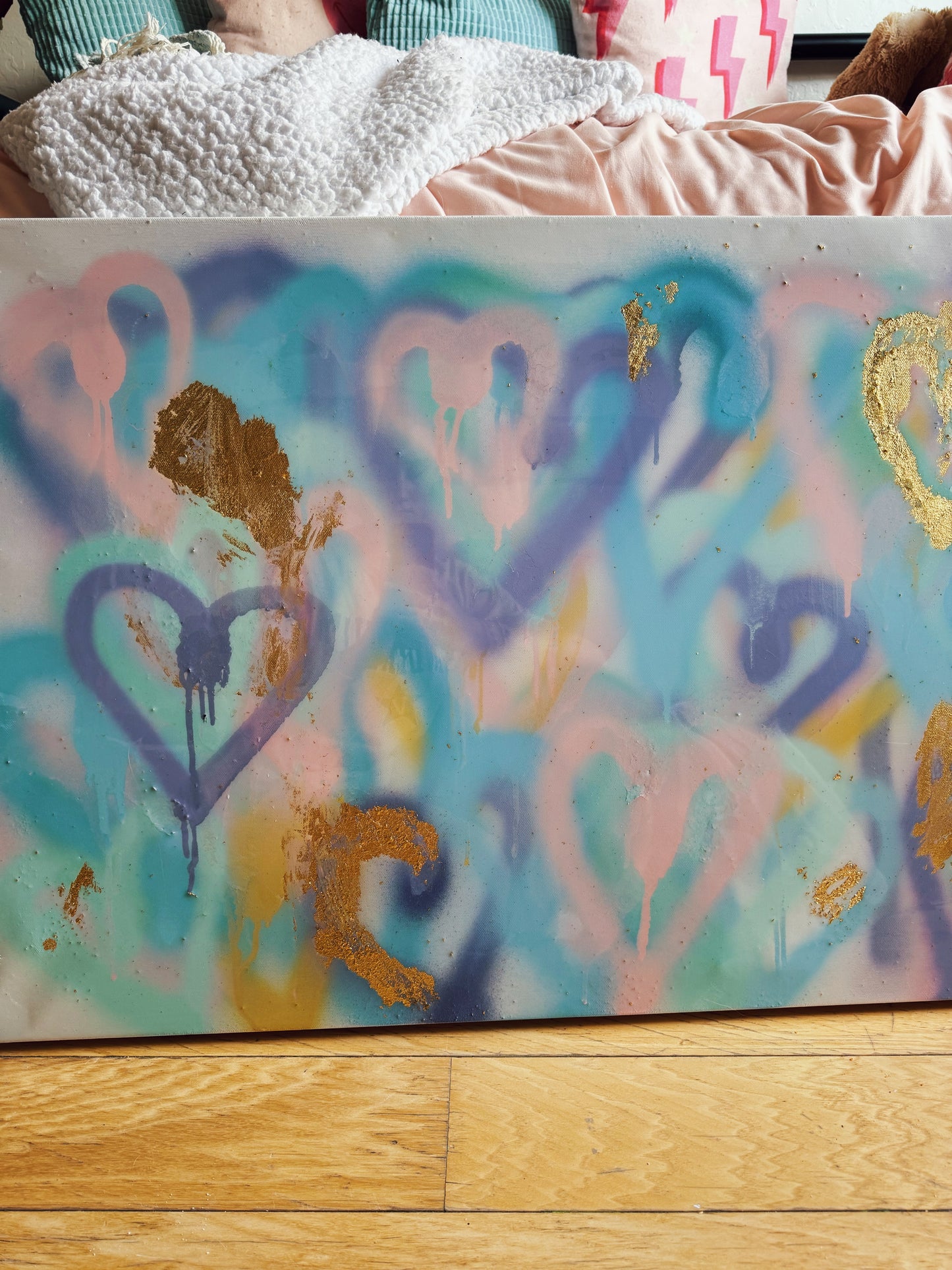 Graffiti Heart Painting