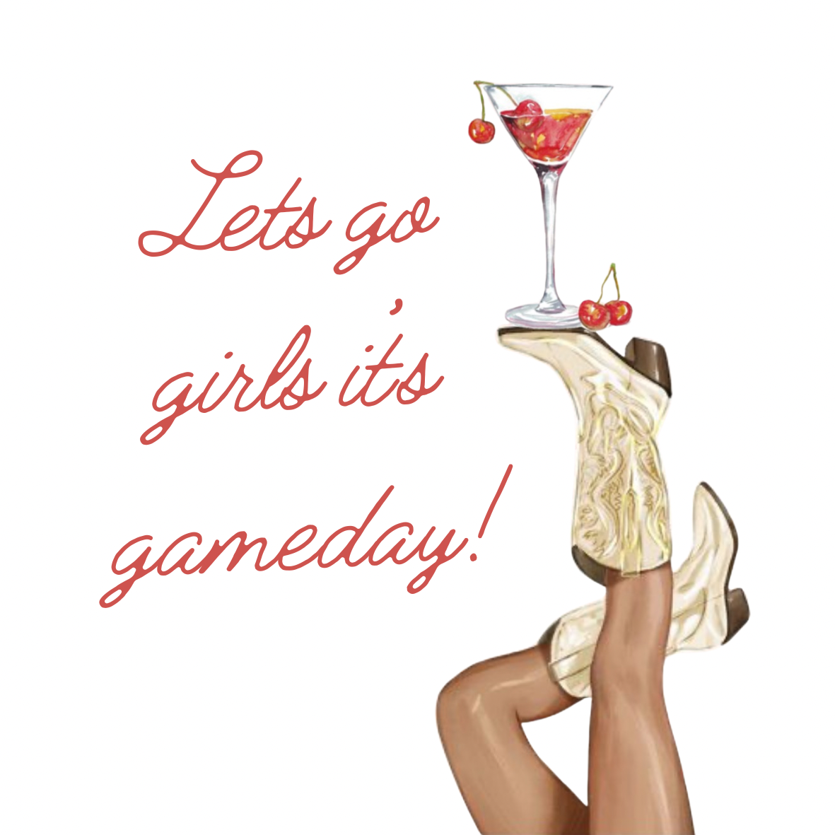 Let Go Girls Boot Button