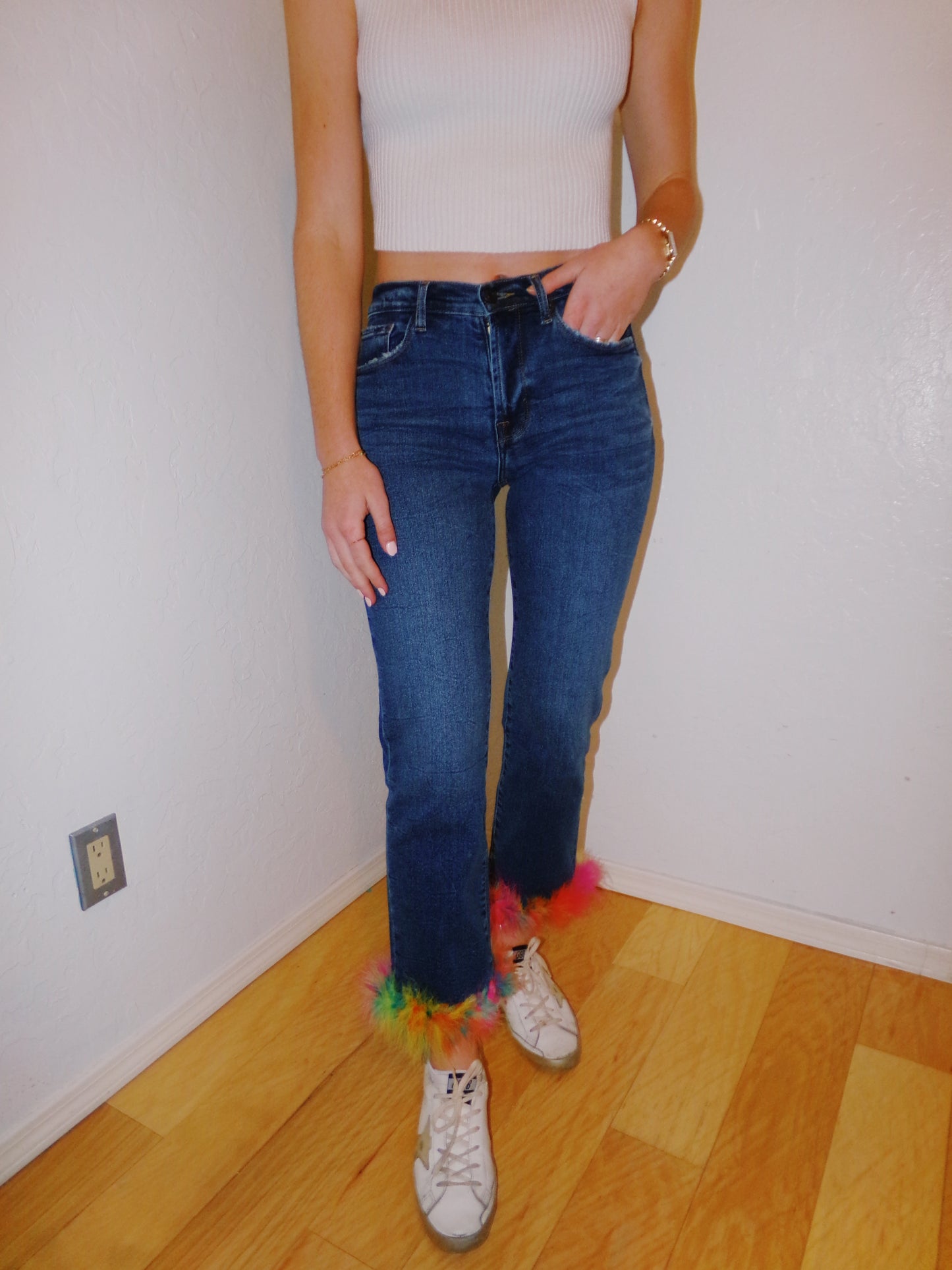 Feather Jeans