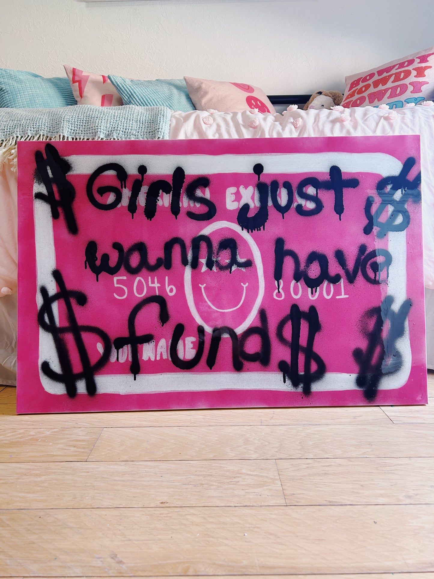 Girls Just Wanna Have Funds Painting