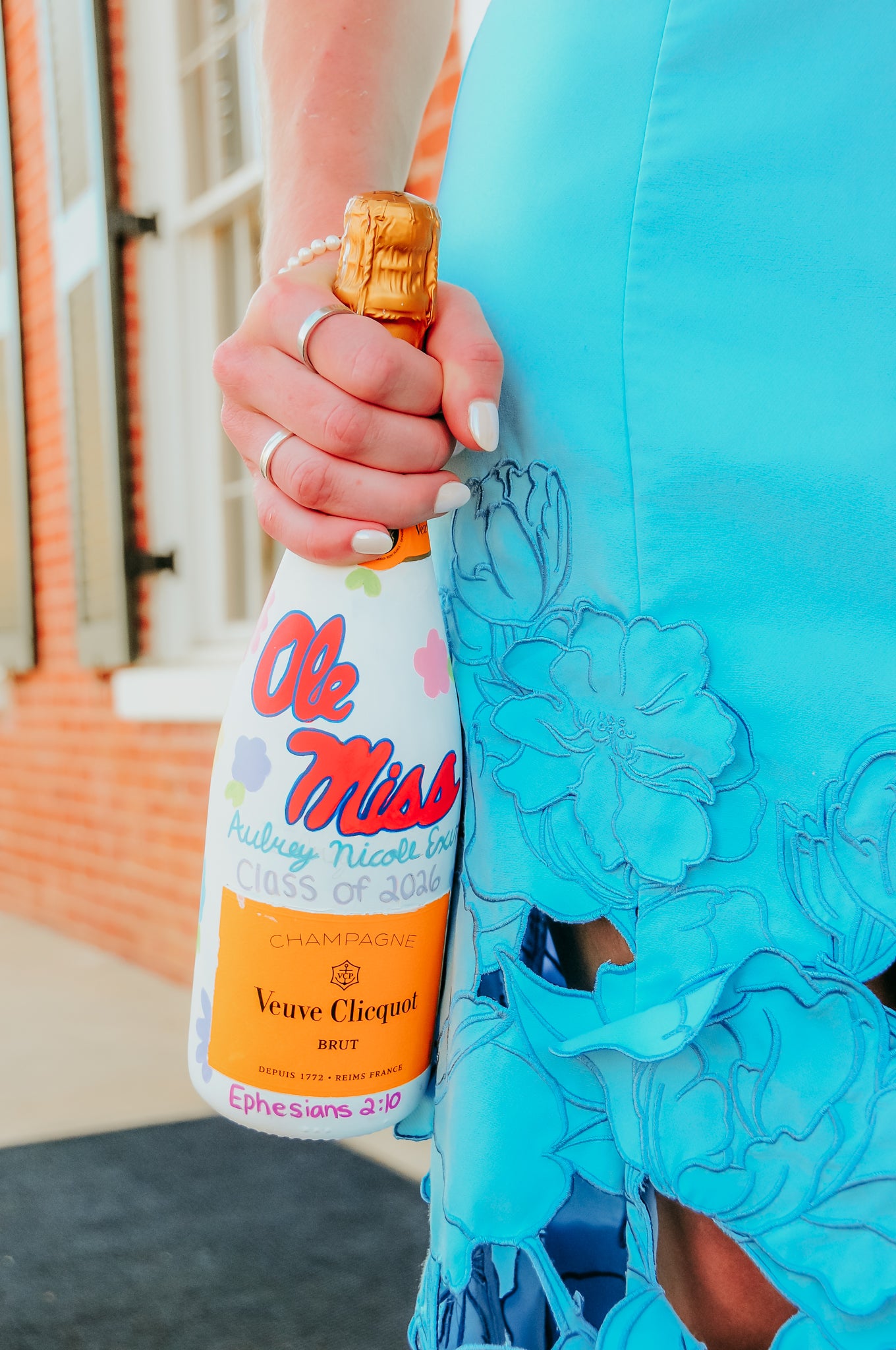 Custom Graduation Champagne Bottle