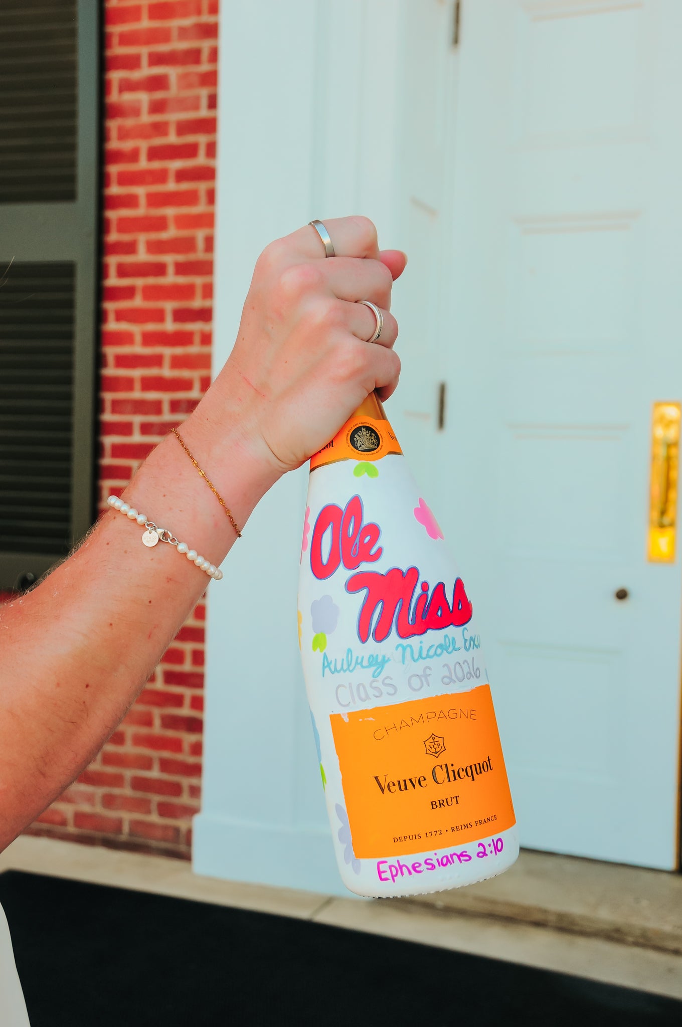 Custom Graduation Champagne Bottle