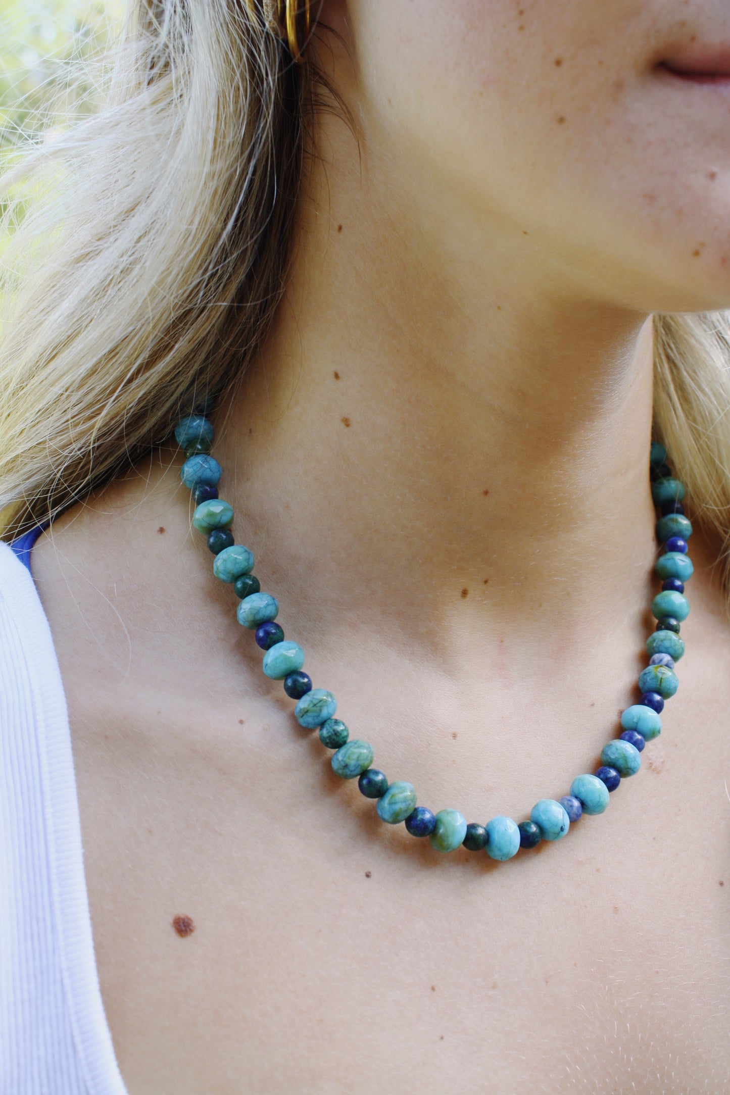 Turquoise Beaded Necklace
