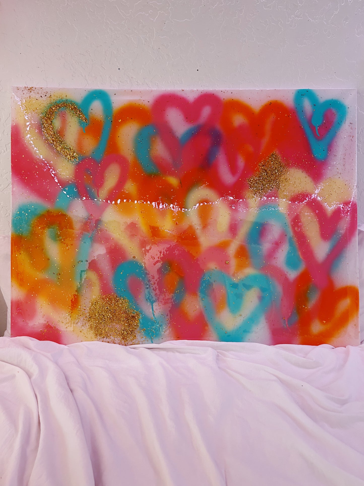 Graffiti Heart Painting