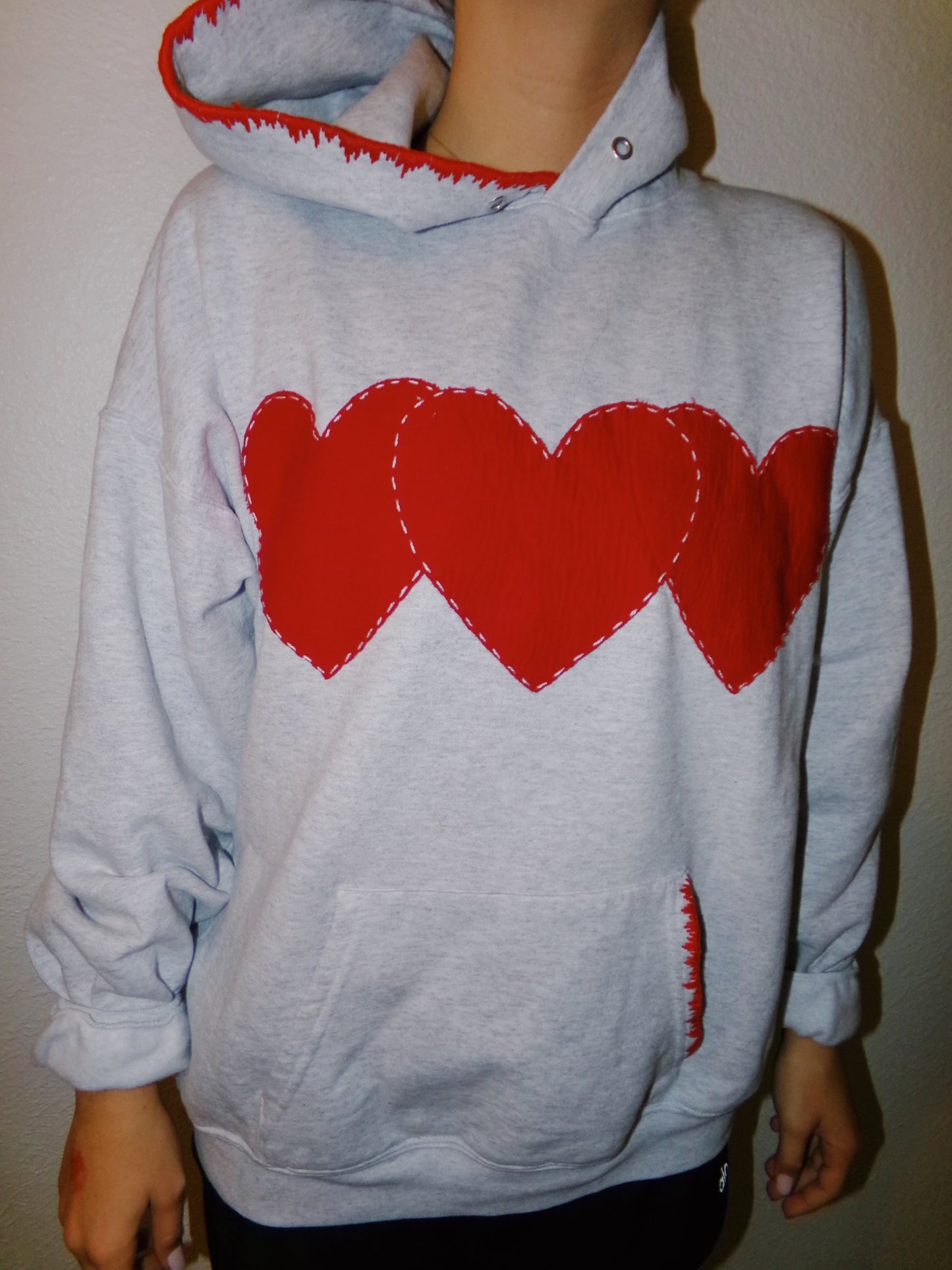 Stitched Heart Hoodie