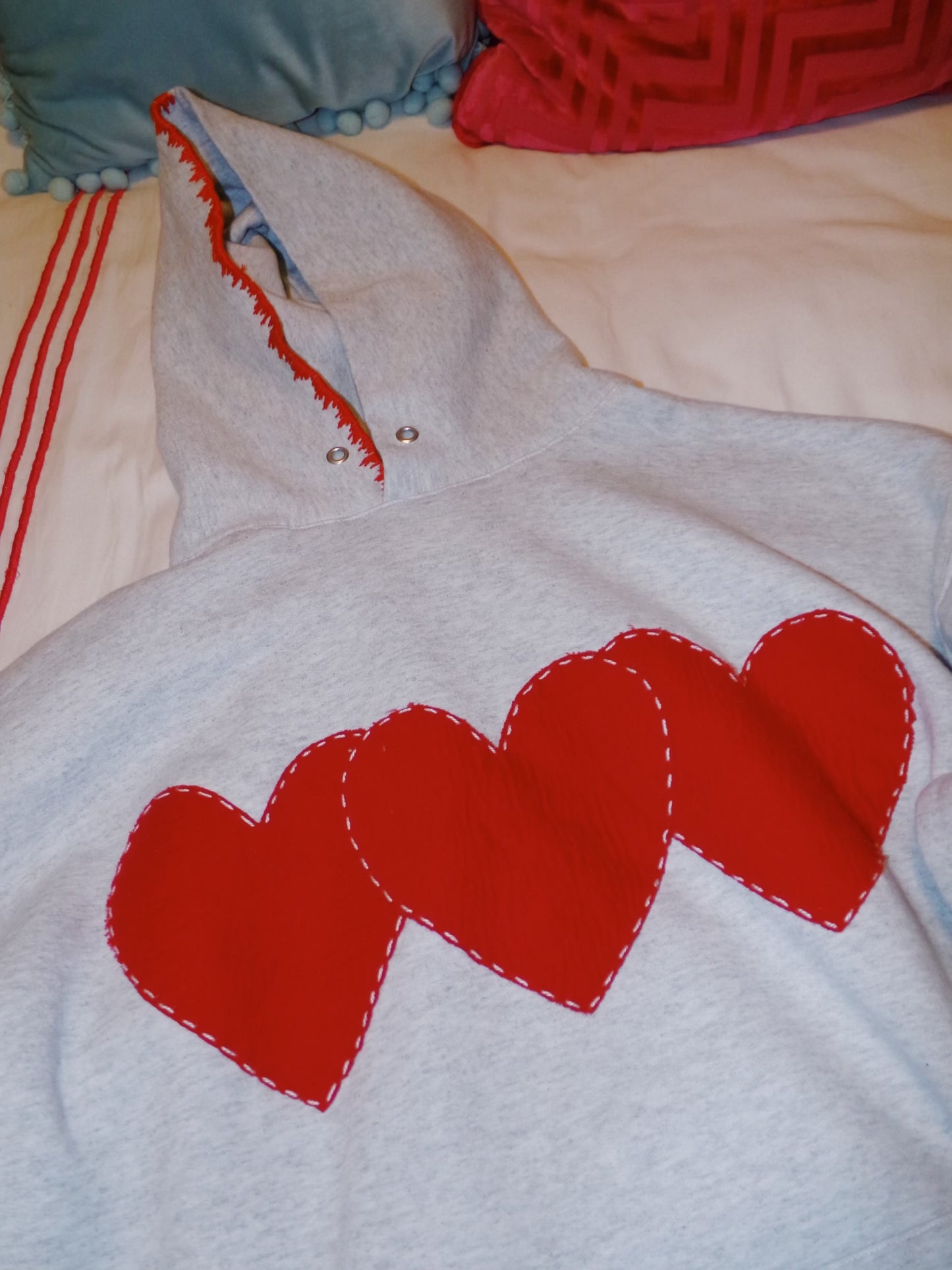 Stitched Heart Hoodie