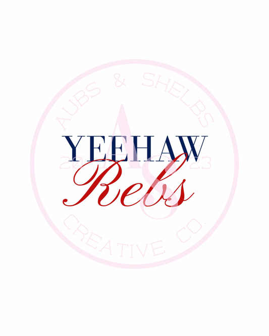 Yeehaw Mascot Button